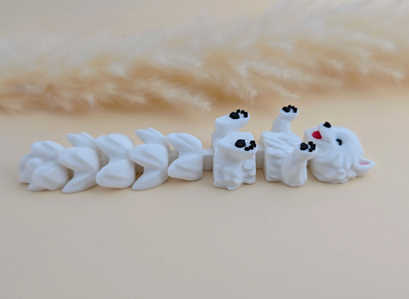 Flexi Long Tail Samoyed Dog - Strong Joints