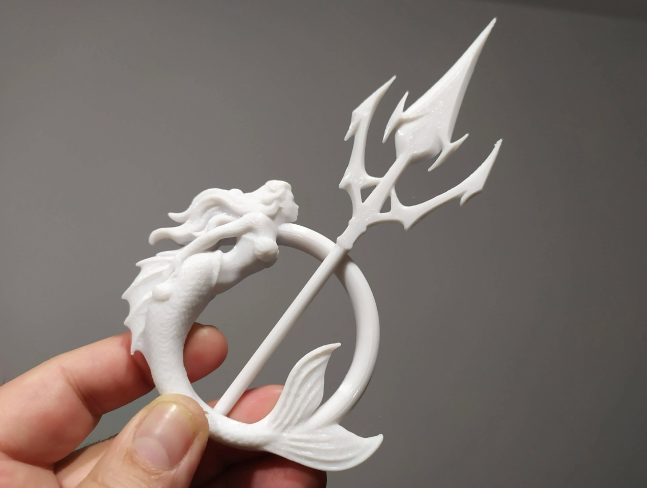 mermaid hair pin