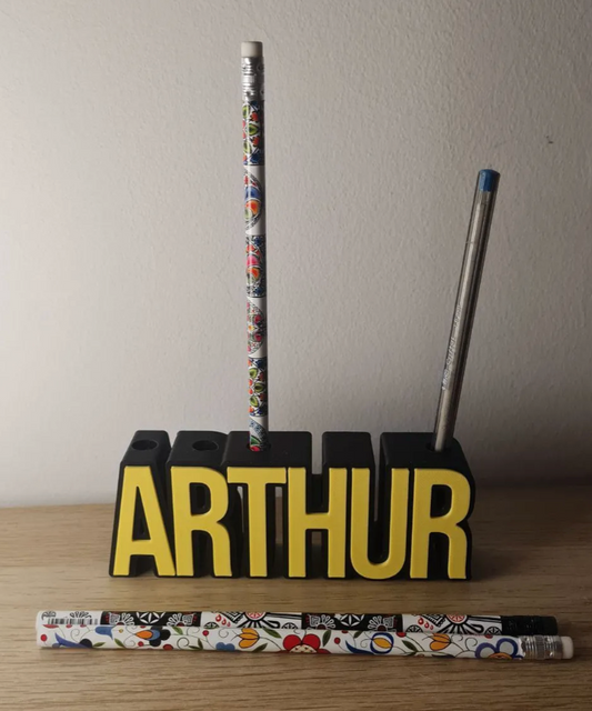 Custom Name Pencil Holder - CUSTOMIZABLE