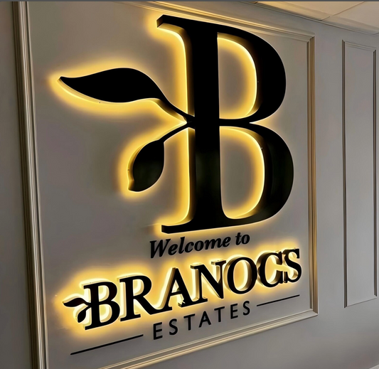 3D Backlit Sign, Business LOGO Sign,Custom logo Sign,Beauty Salon Sign,3d letter sign,Custom backlit sign,Wall logo sign,3D logo,Custom sign