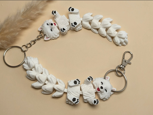 Flexi Long Tail Samoyed Dog - Strong Joints