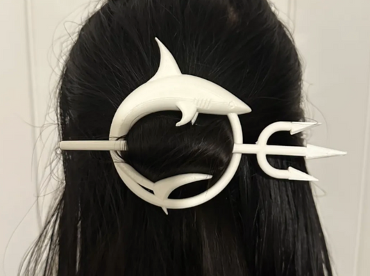 shark hair pin