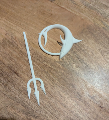 shark hair pin