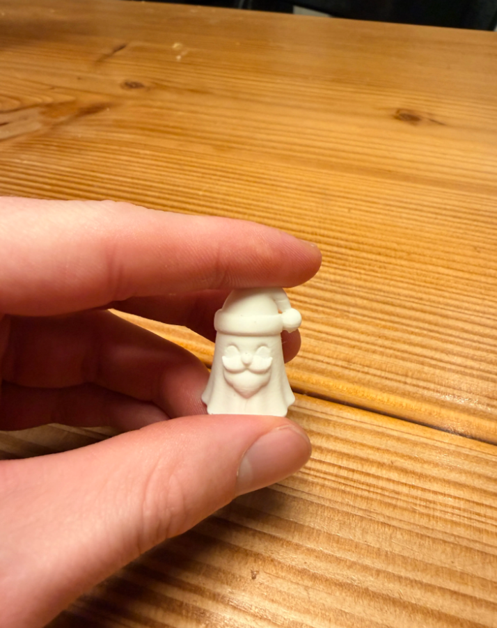 Cute Christmas ghosts - 5 cute and chunky ghosts
