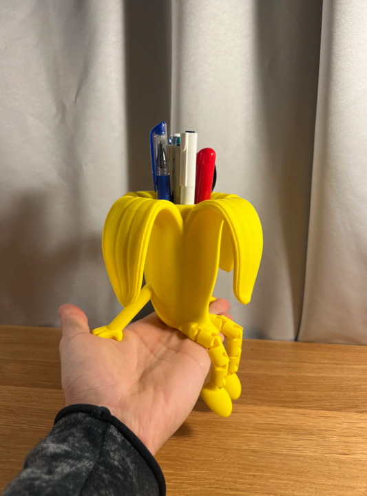 Articulated Banana Pen Holder