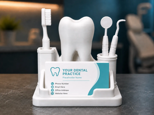 Dentist Business Card Holder - Tooth Organizer