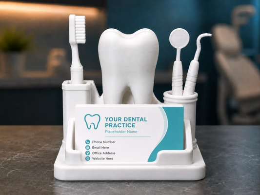 Dentist Business Card Holder - Tooth Organizer