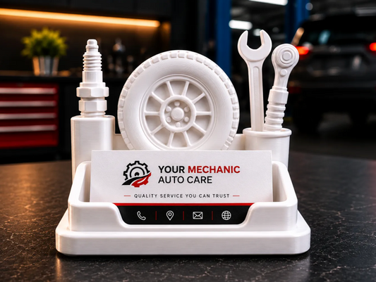 Mechanic Business Card Holder