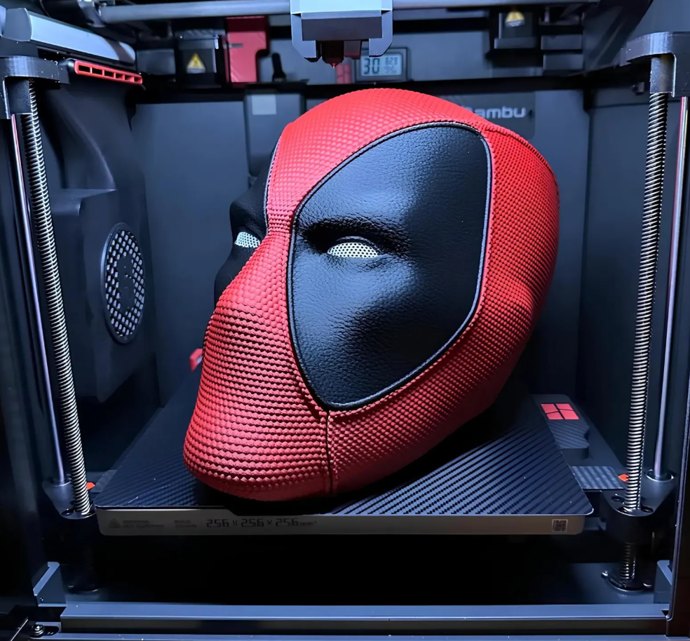 Deadpool 3 Movie Helmet Textured