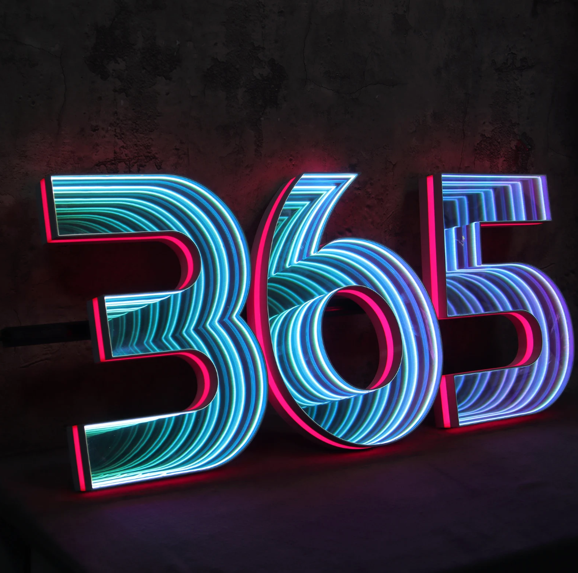 Custom Infinity Mirror Sign,LED Track Channel Letters,3D Infinity Mirror Sign,Custom Led Sign For Business
