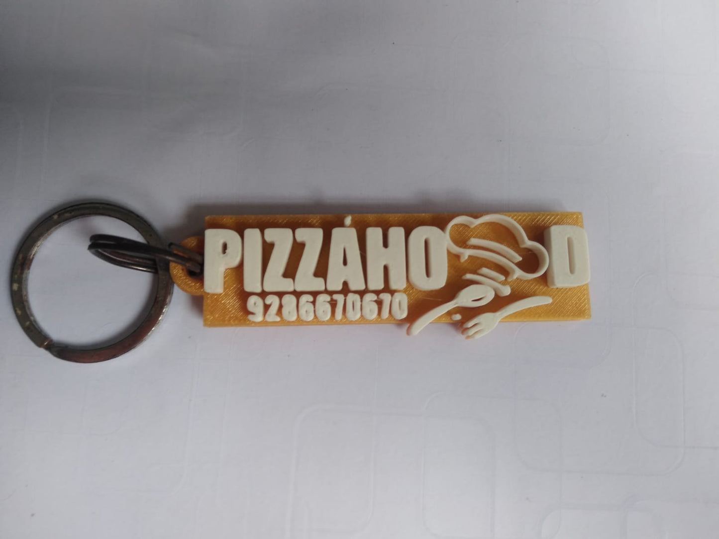 3D Printed Promotional Keyrings | Custom Logo Merchandise | Business Branding Gifts