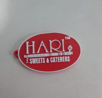3D Printed Promotional Keyrings | Custom Logo Merchandise | Business Branding Gifts