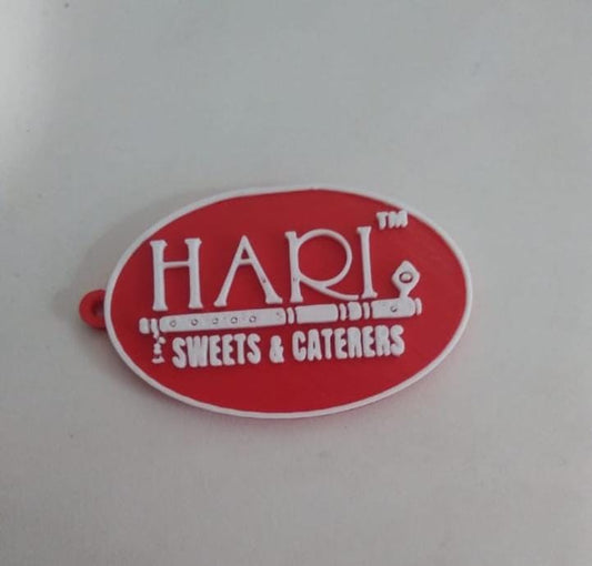 3D Printed Promotional Keyrings | Custom Logo Merchandise | Business Branding Gifts
